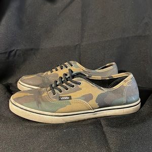 Low pro camo vans